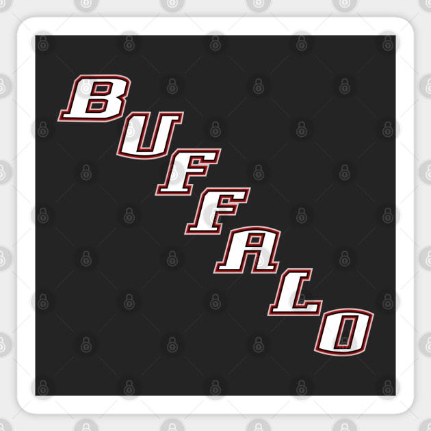 Buffalo Hockey Wordmark Sticker by Carl Cordes